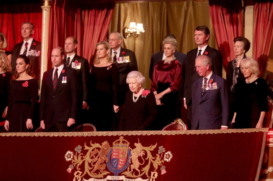 Kate Middleton, Prince William, Queen Elizabeth, Prince Charles, Camila, Royals, Princess Anne, Festival of Remembrance